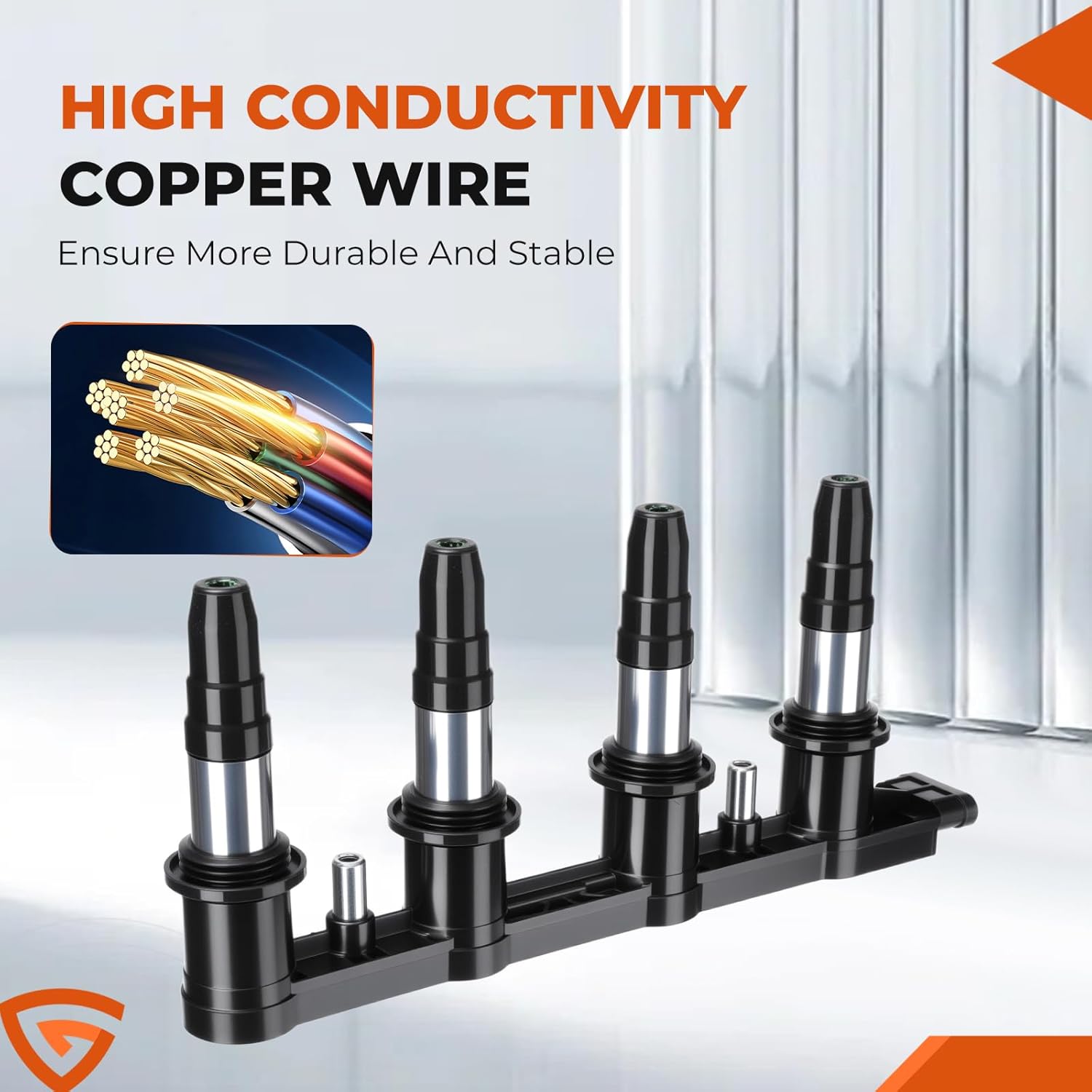 UF620 Ignition Coil Pack and Iridium Spark Plugs 4 PCS Set, Fit For Chevy Aveo Aveo5 2009-2011,Cruze 2011-2015,Sonic 2012-2018,Trax 2013 | Fit For Pontiac G3 2007-2010 1.8L,Replaces# 90919-02247 C1646