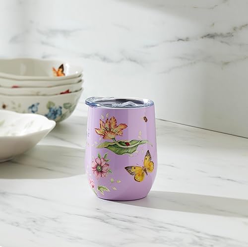 Miniatura 5 de Lenox 895740 Butterfly Meadow Lavanda Vaso de vino de acero inoxidable