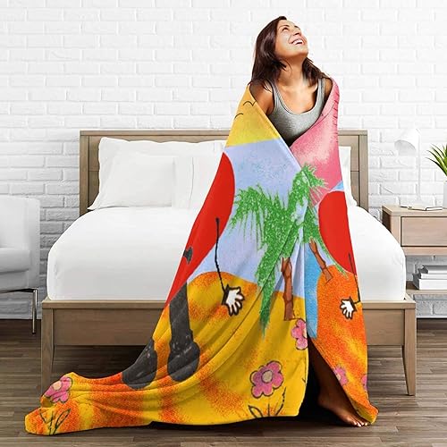 Miniatura 5 de Manta de franela súper suave cálida antipelusas manta de franela manta de aire acondicionado 50 x 40 pulgadas