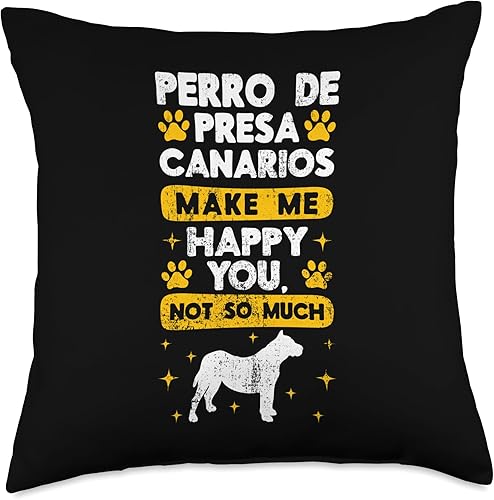 Perro De Presa Canario - Almohada para criador de mastín canario Perro De Presa Canario - Almohada para criador de mastín canario