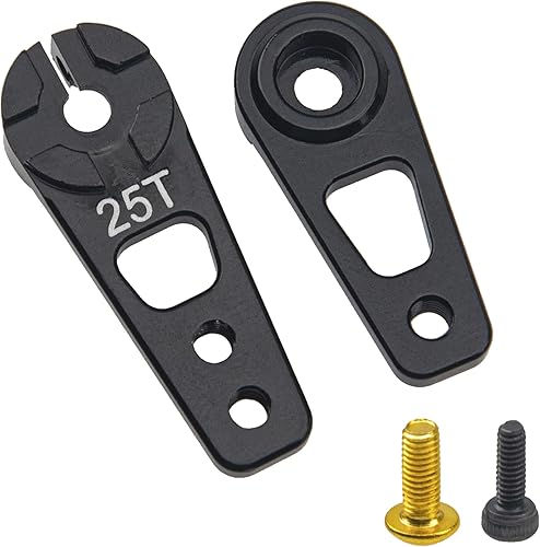 Miniatura 4 de 1 pieza Vgoohobby Metal 25T Servo Horn Ajustable 25 Dientes Servo Brazo Servo Servidor Compatible con Axial SCX10 90046 Recat HSP Traxxas TRX-4 1/10