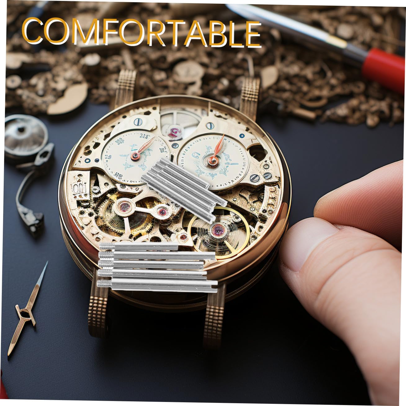 Pasadores para De Reloj Inoxidable De Reparación De Relojes Pasadores De para Correas y Hebillas De Reloj