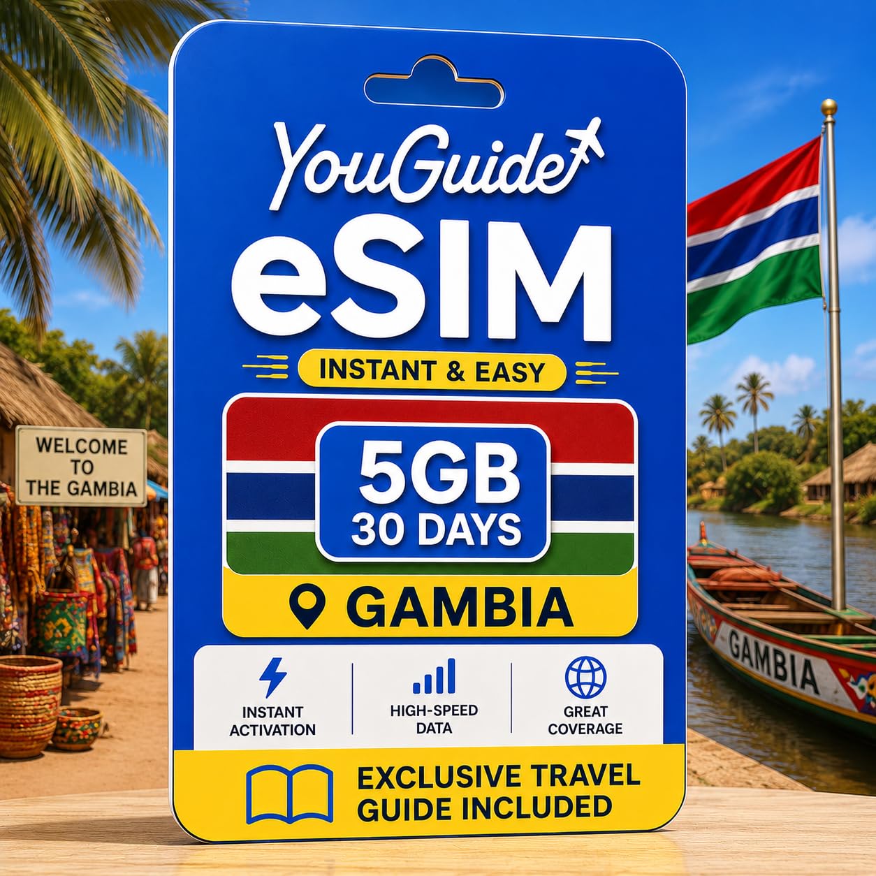 Gambia eSIM 5GB 30Days