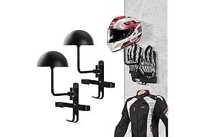Wall-Mounted Helmet Hangers: Keep Your Motorcycle Helmets Safe and Organized