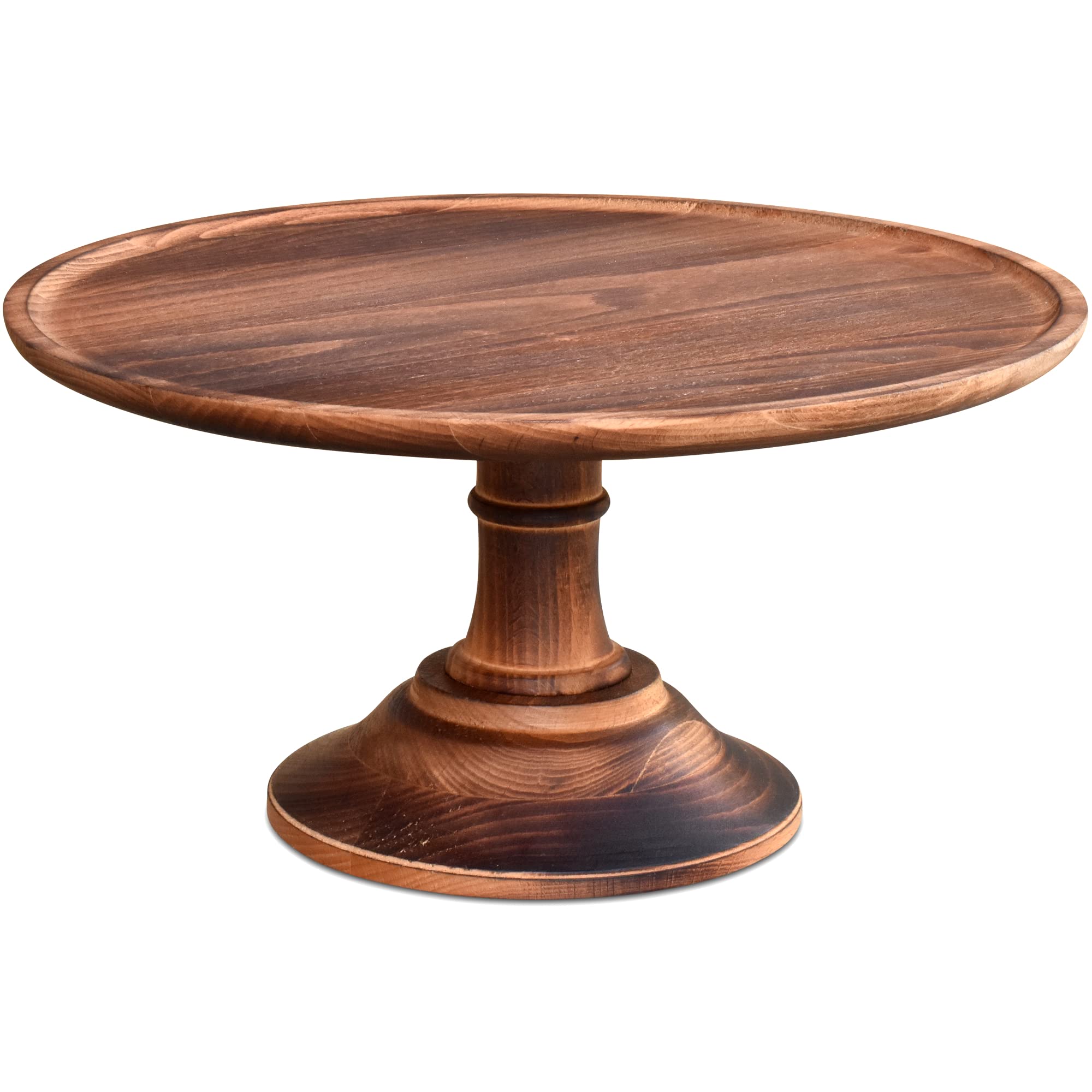 Buy Ochichco Wood Cake Stand, Rustic Wedding Decor Wooden Cake Stand, Boho Cake Stand, Rustic
