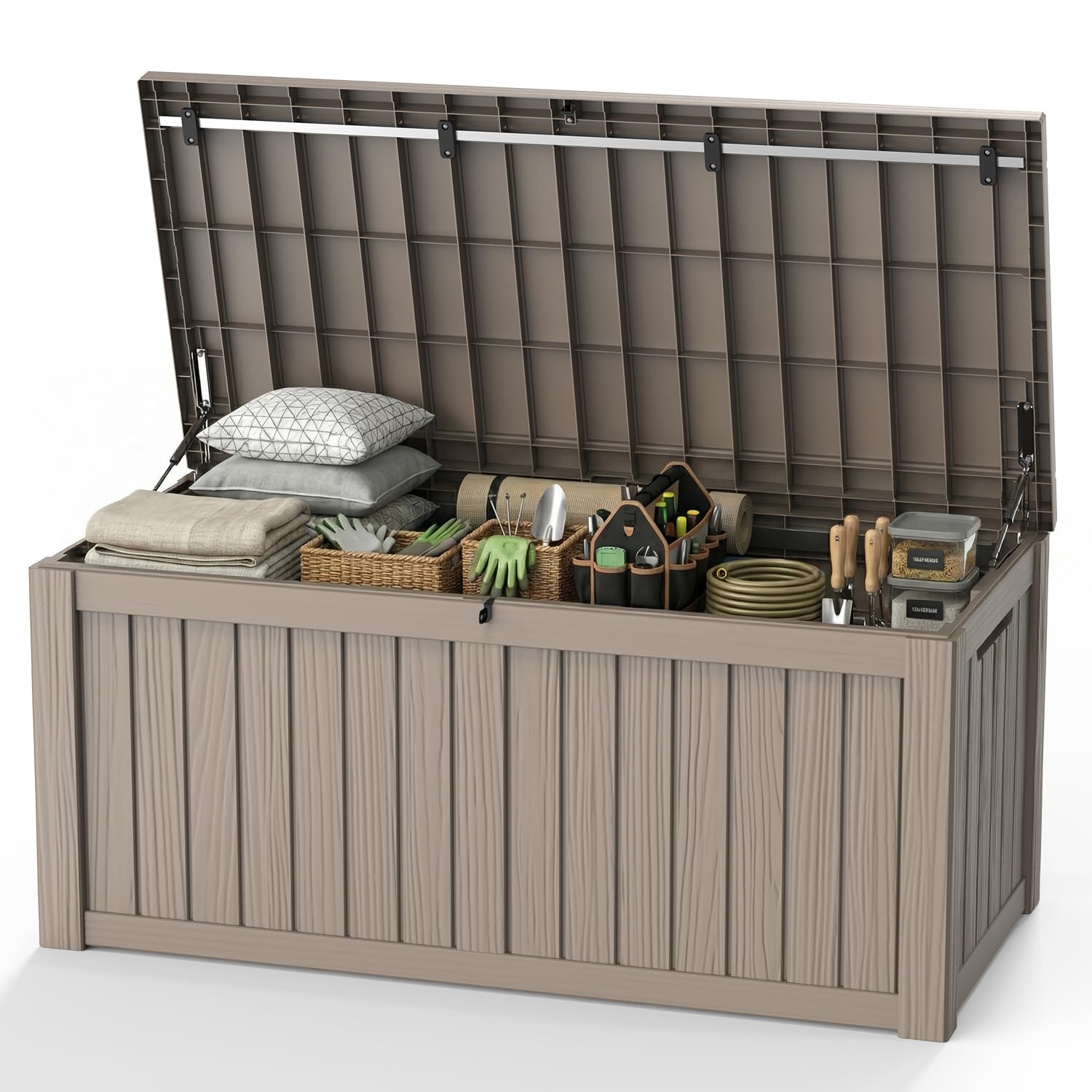 MAIUSCOLI Outdoor Waterproof Resin Storage Deck Box