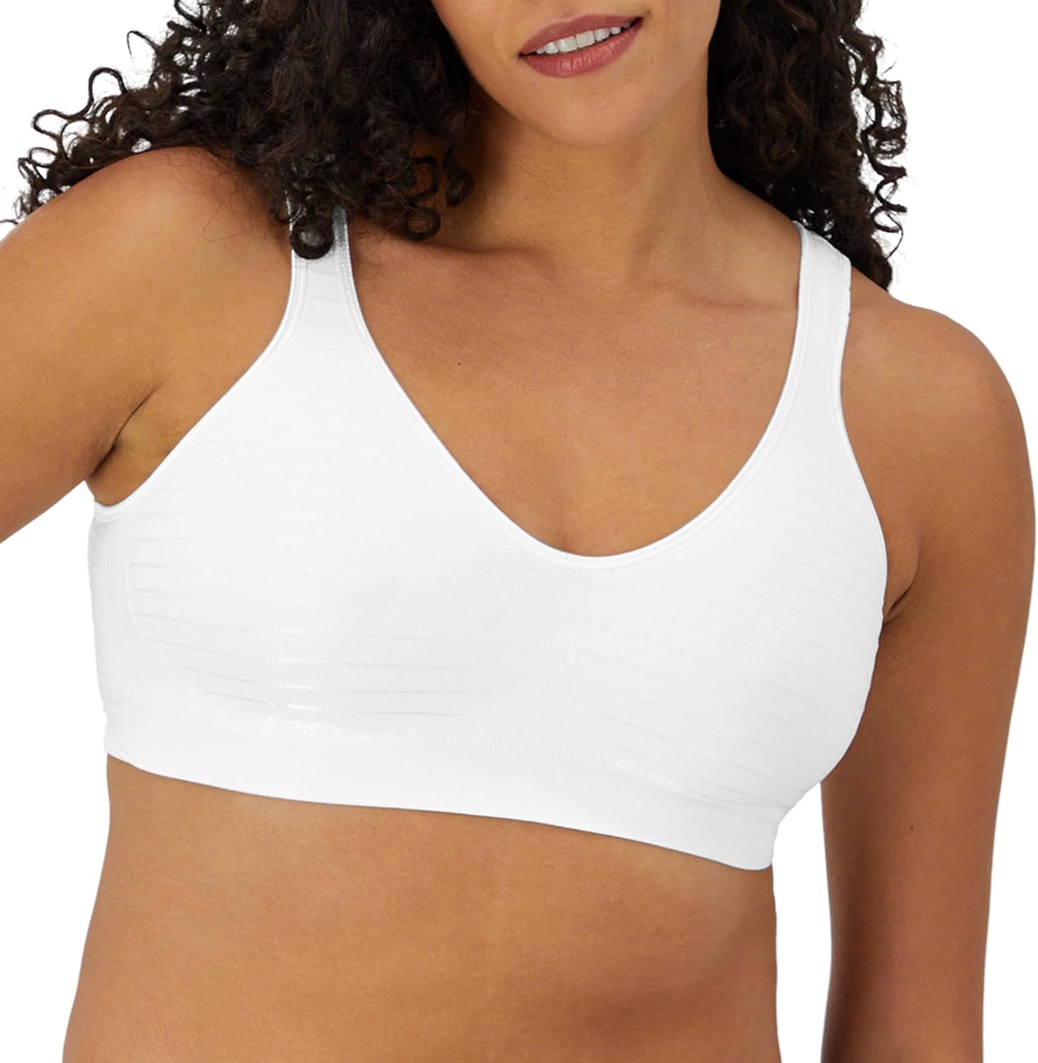 Bali Women's Wireless Bra, Comfort Revolution Seamless T-Shirt Bras for Women, ComfortFlex Fit