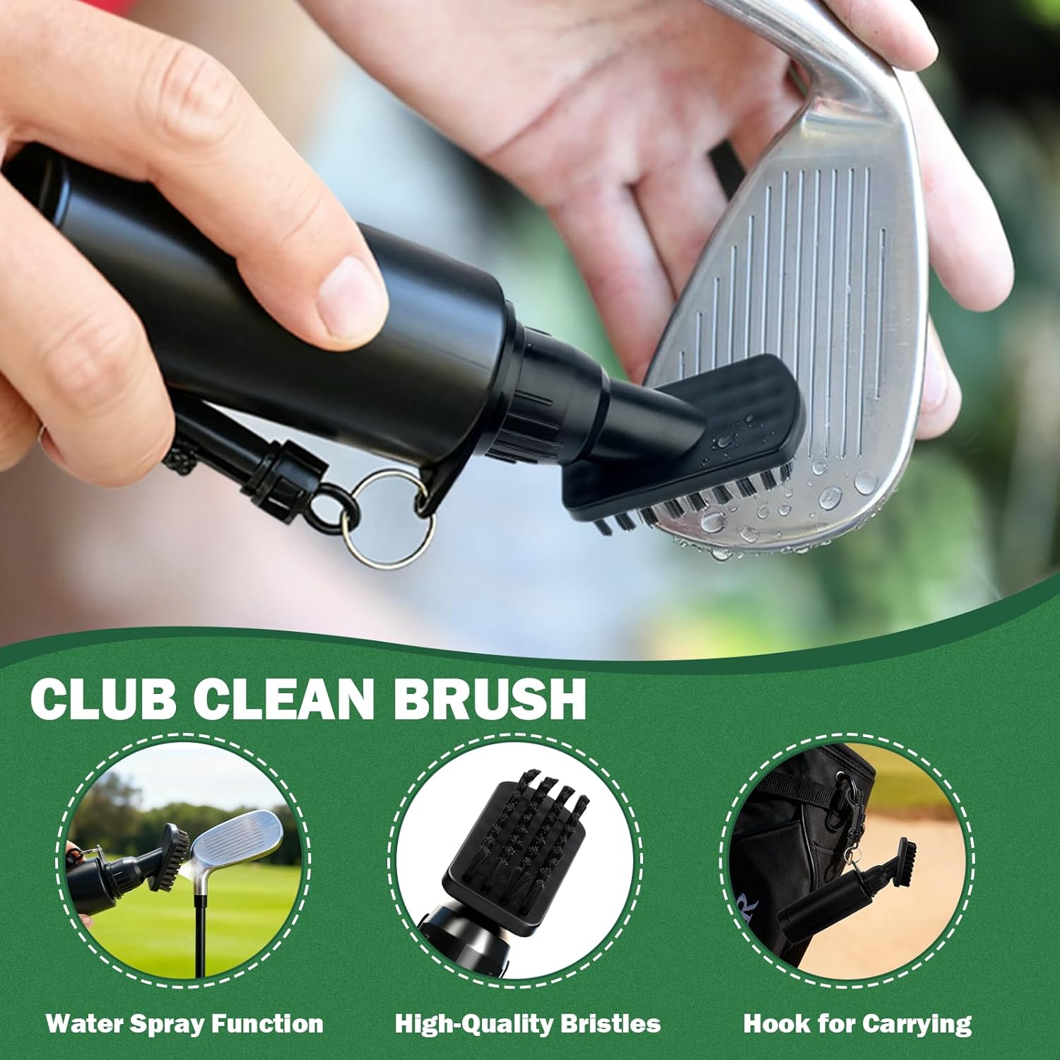 ANOTION Golf Gifts for Men, Valentines Gifts for Golfers Golf Accessories for Husband Boyfriend Dad, Mens Valentine Day Gift Box Tumbler Club Cleaner Socks Ball Marker Bracelet for Birthday - Image 5