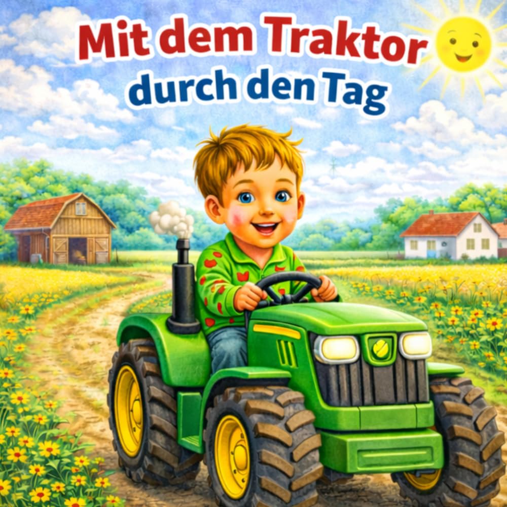 Traktor Kinderbuch ab 2 Jahren – Mit dem Traktor durch den Tag: Eine liebevolle Vorlesegeschichte über Mats, seinen Traktor und einen fröhlichen Tag ... Kinder ab 2 Jahren (Mats entdeckt die Welt)