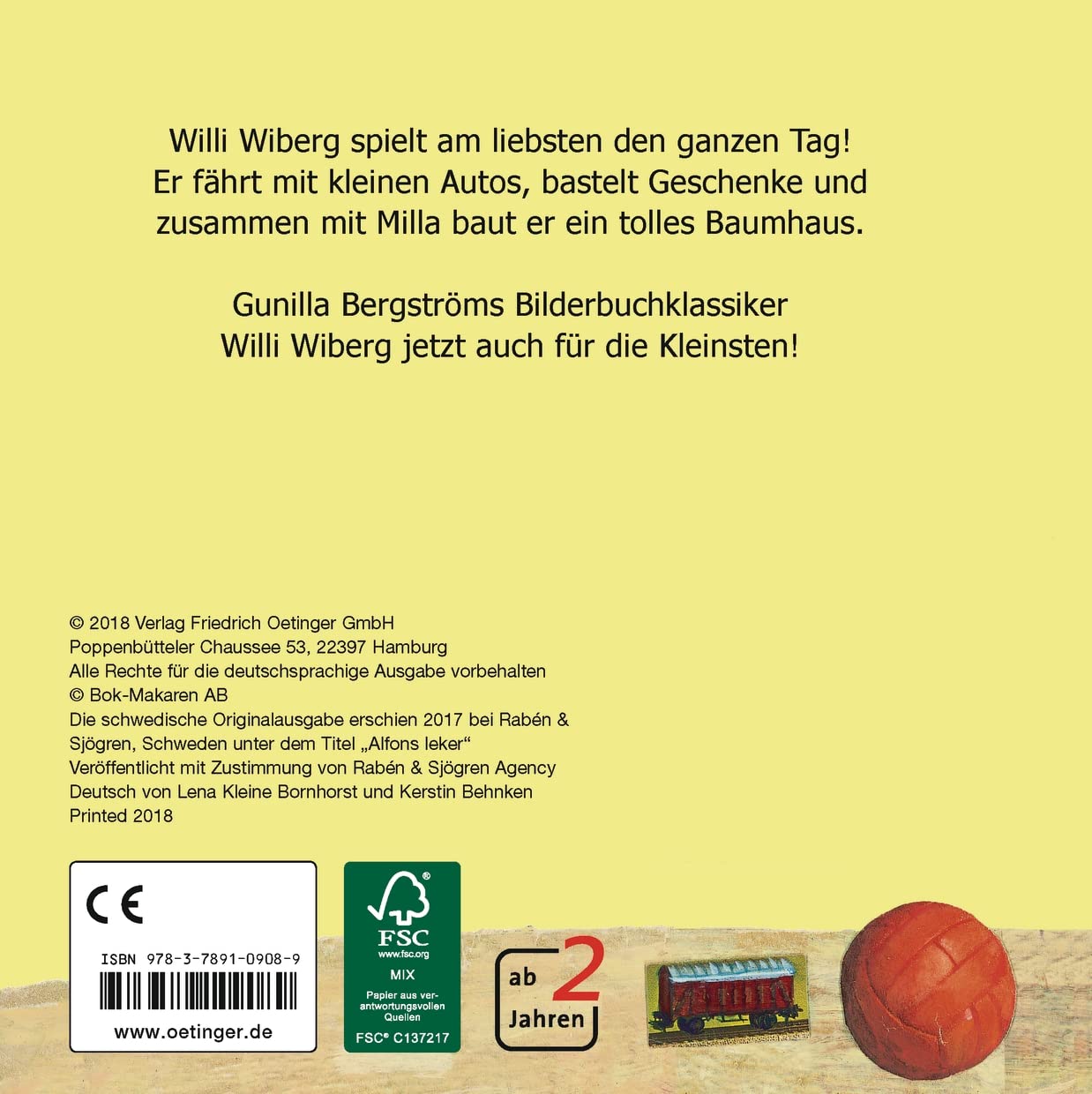 Was spielst du, Willi Wiberg?: Der Bilderbuch-Klassiker jetzt auch als Pappbilderbuch ab 2 Jahren