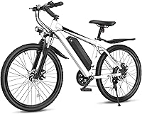 Loeook EB-M1 26" Electric Mountain Bike Adults 1000W Peak Motor 50Mi Range 48V Battery 21.7MPH UL2849
