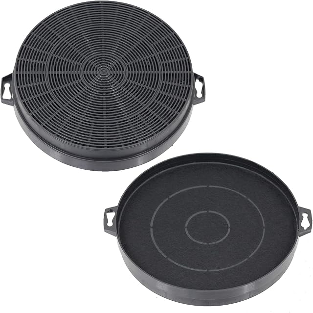 Spares2go Carbon Charcoal Vent Filter compatible with Hygena Cooker Extractor Hood (Pack of 2)