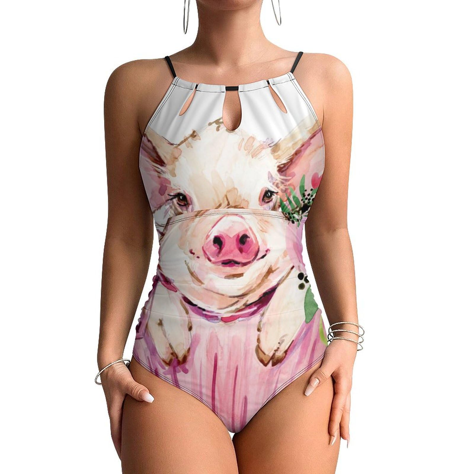 Beachwear gainant Gâteau Et Cochon maillot de bain 1 pièce femme - 8