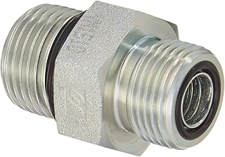 FS6400-12-12 Hydraulic Adapter - 12 Male FACE Seal X 12 Male BOSS Flat FACE