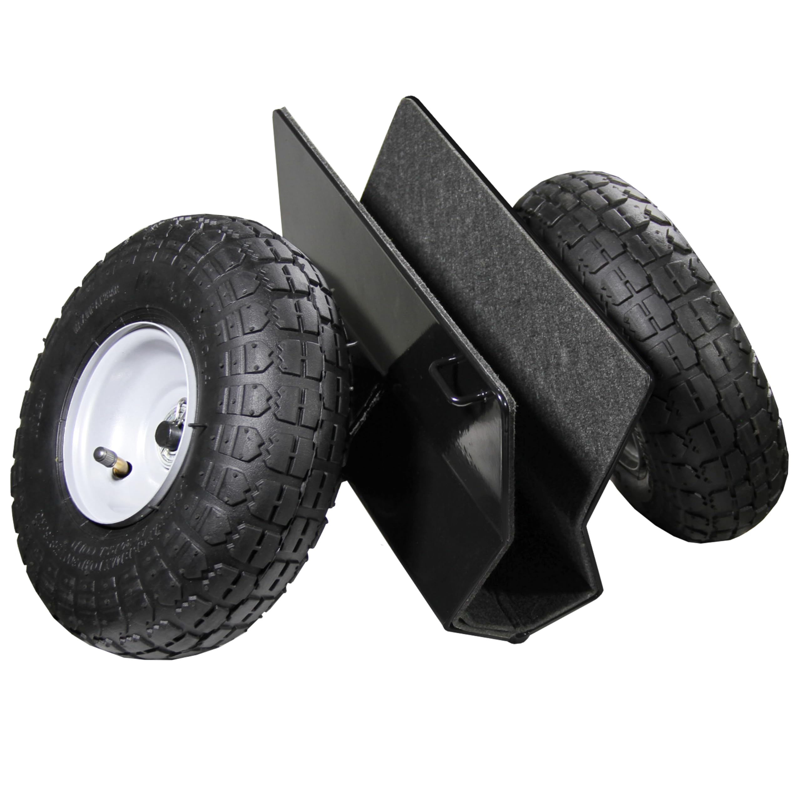 Plattenroller Plattenwagen mit Handgriff, 275kg Tragkraft, klappbar, Klemmwagen für Türen, Holz und- Glasplatten, 4.10/3.50-4 Reifen P5