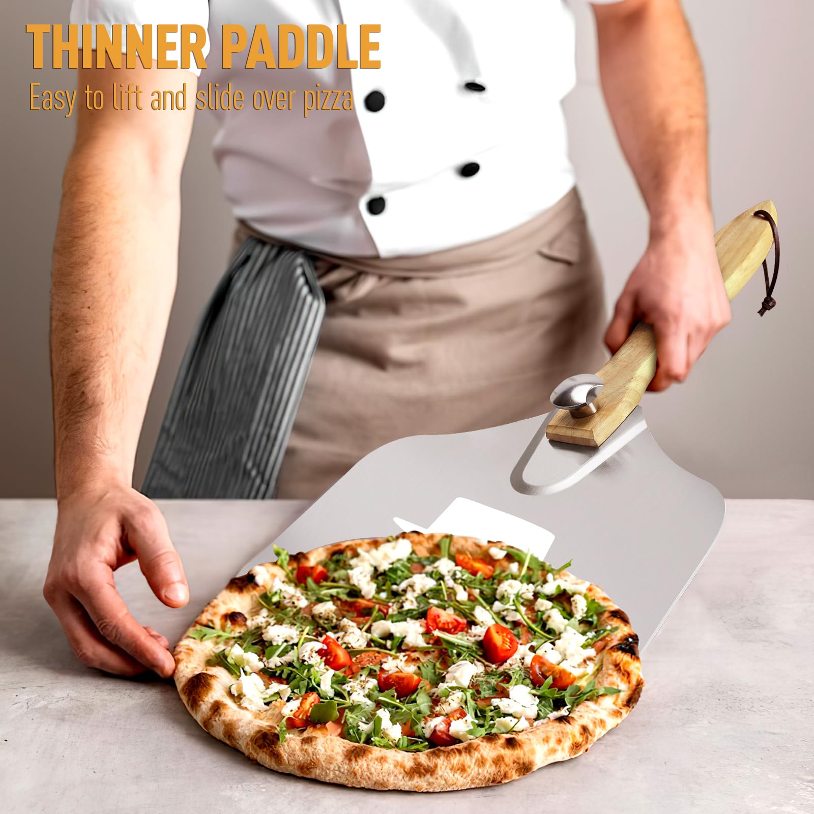 Novelty, pizza peel, pizza peel 12 inch, Theme, pizza paddle,pizza spatula, for Home Pizza Oven Baking Pizza, Dough, Bread and Pastries