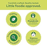 Vista 4 de Plum Organics Mighty 4 Mezcla de nutrición esencial en bolsa, 4 onzas (Paquete de 12)