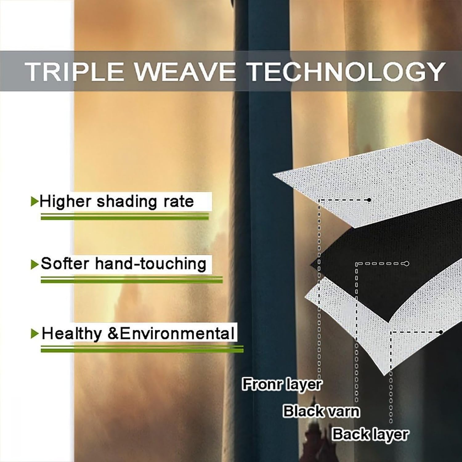 Lighthouse Curtains Lighthouse at Night Thunder and Lightning Oceanic Smock Fantasy View Print Blackout Window Drapes for Bedroom Living Room Kitchen Cafe （W21xL45 Inch） x2 Panels