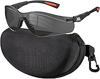 Vista 9 de xaegistac Gafas de tiro antivaho, protección ocular para el campo de tiro, lentes de seguridad ajustables con estuche rígido con cremallera