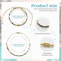 Vista 20 de 5 Pcs Surfer Beach Bracelet Men Women, Bracelets For Men, Handmade Boho Ankle Bracelet Summer Hippie Jewelry Beachy Braided Bracelets