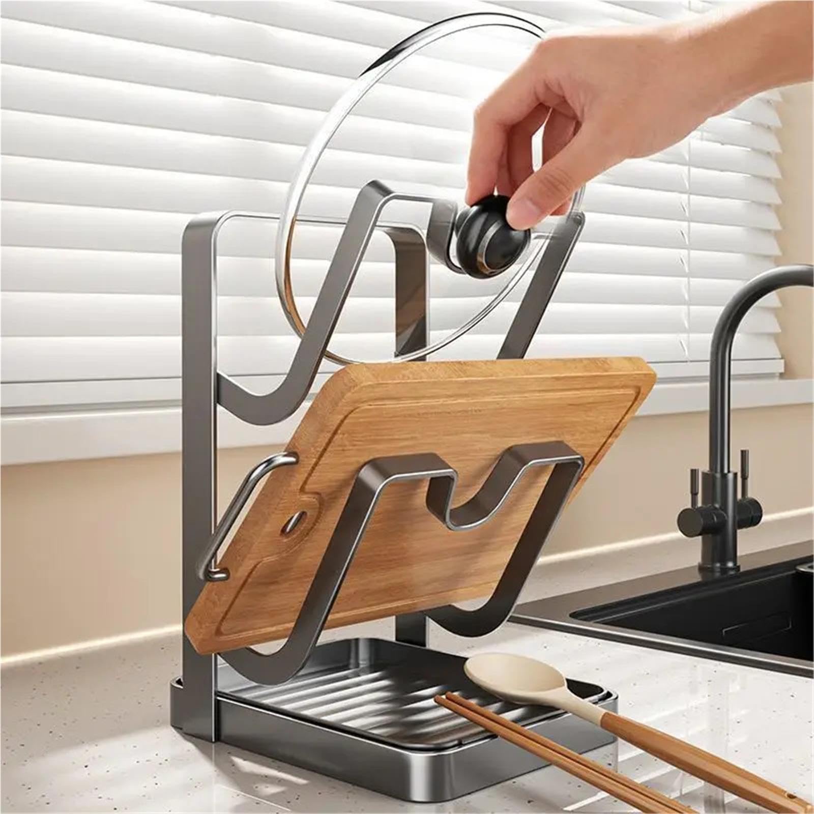 Topfdeckelhalter Topfdeckelhalter for die Arbeitsplatte
