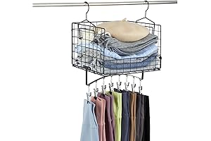 X-cosrack Wire Hanging Closet Organizer
