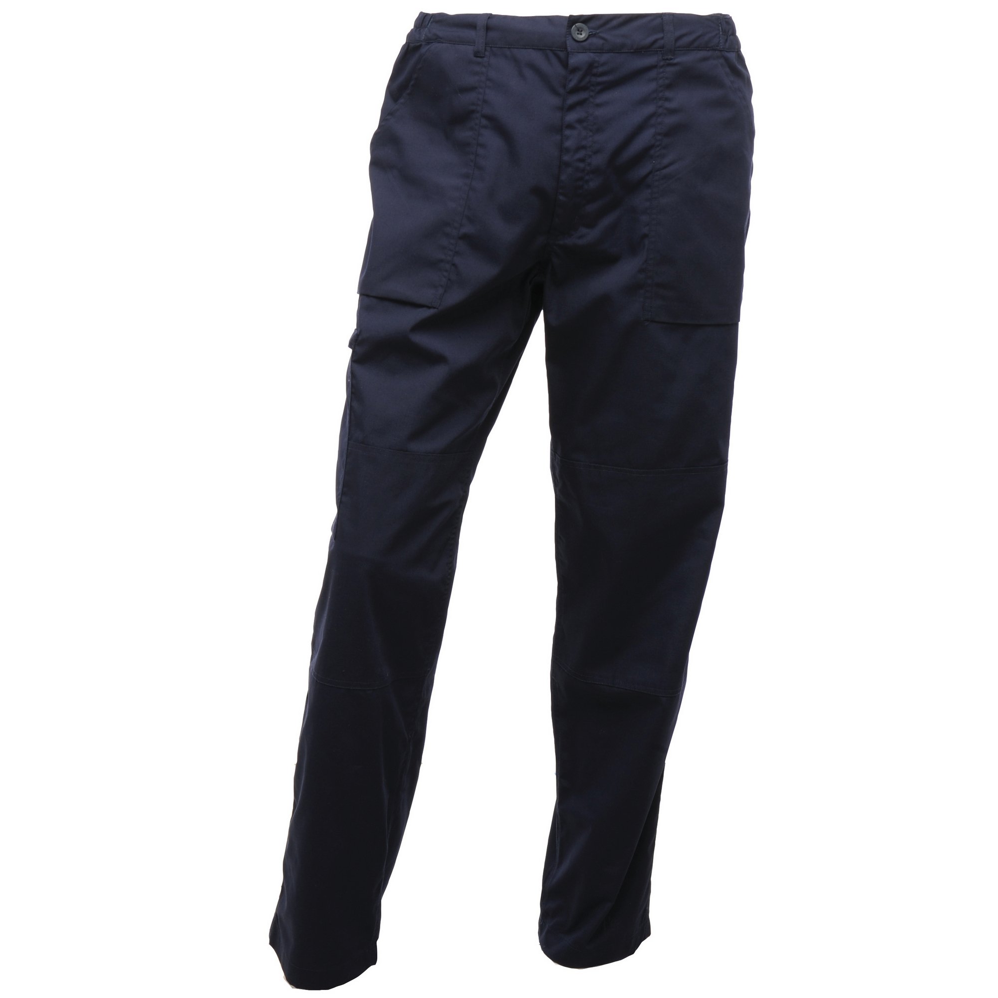 Regatta Pantaloni Workwear New Action Uomo Multi Tasca E Idro Repellente ( Gamba Lunga) Trousers, Uomo, Lichen, 36