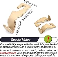 Vista 2 de MECHCOS Ganchos para reposacabezas de asiento de automóvil, organizador de asiento trasero de automóvil, soporte de gancho de almacenamiento