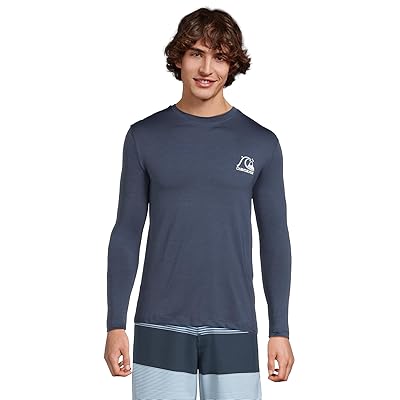 Quiksilver Dna Logo Surf T Shirts Long Sleeve Surf T Shirts Men