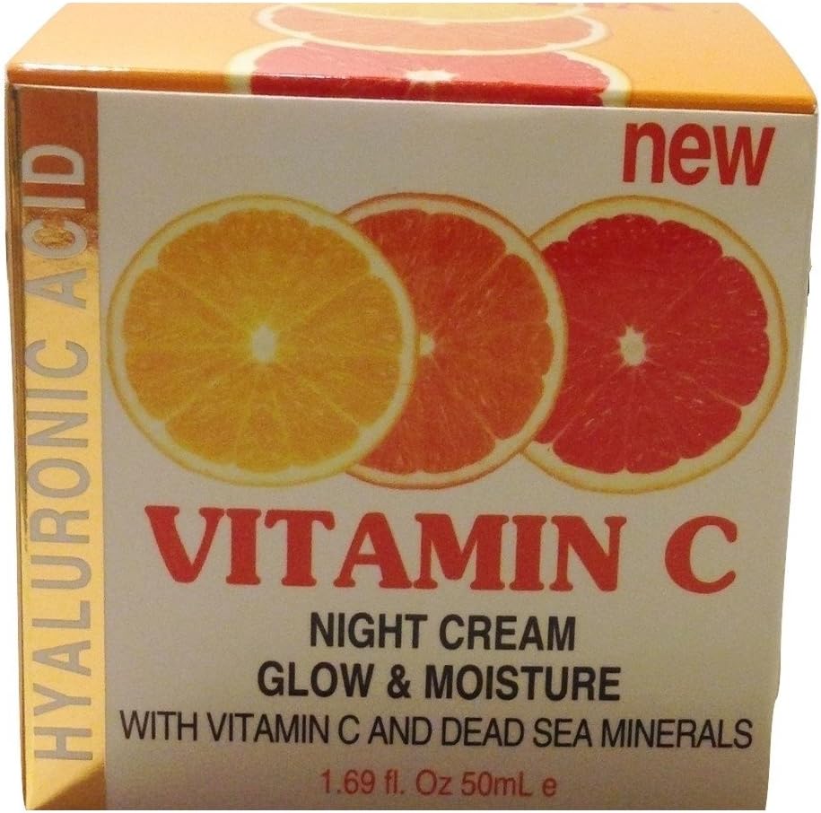 Hyaluronic Acid Vitamin C Glow & Moisture Night Cream, 1.69 fl. oz.