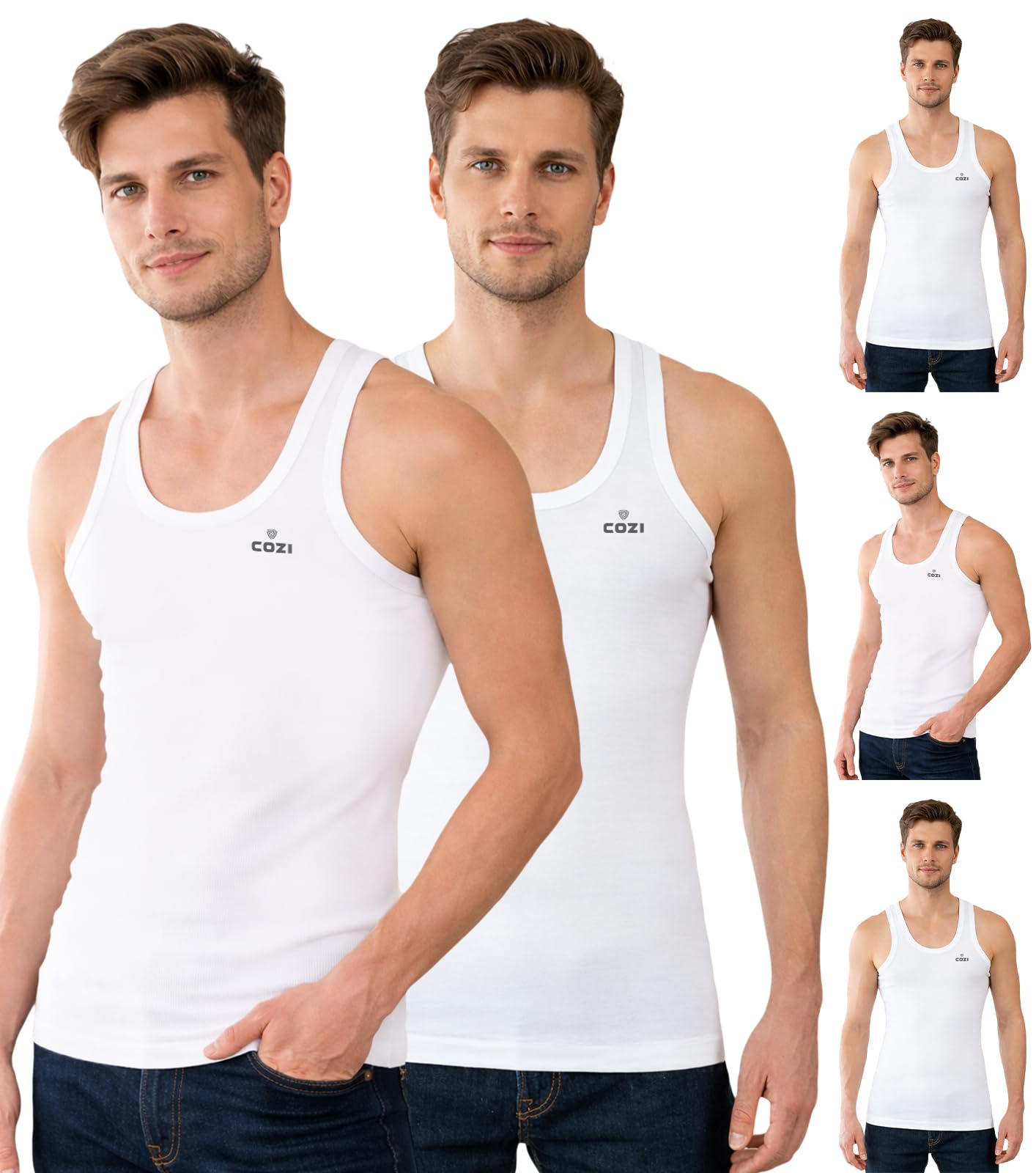 Men's Solid Vest_(Pack of 5)-image-24