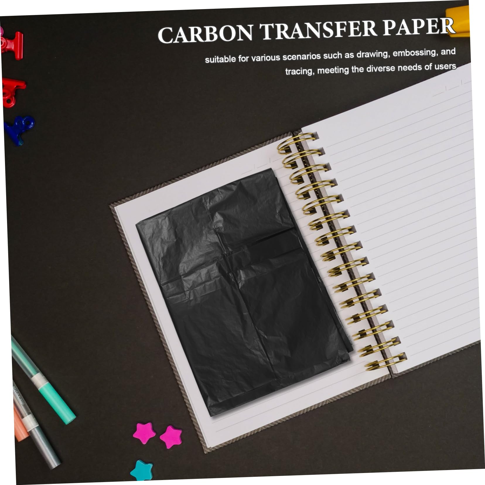 Veemoon Papier de Transfert Grand Format Papier à Copier Simple Face pour Dessin Traçage et Croquis Outils de Dessin pour Artistes et Designers