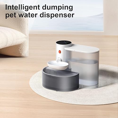 Miniatura 2 de Fuente de agua inteligente para gatos, dispensador automático de agua para mascotas, recargable, fuente de agua inalámbrica de 3 litros para perros
