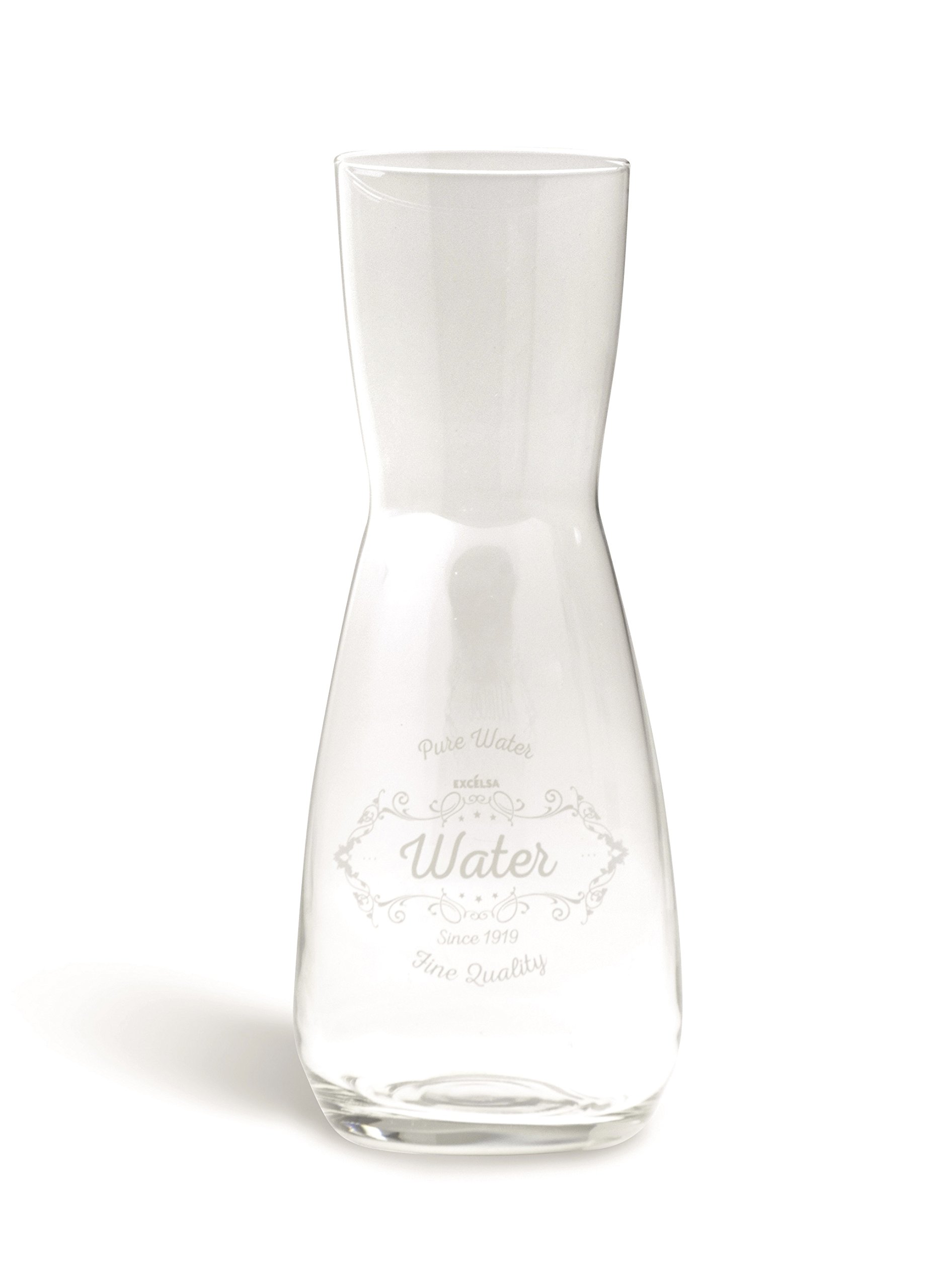 Excelsa Fine Quality Jug, Glass, Transparent, 9 X 9 cm X 25 cm