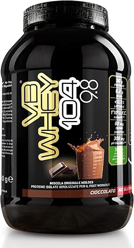 Net Integratori VB WHEY 104 9.8 Optipep - 1980g Cioccolato - Proteine Isolate Idrolizzate per via Enzimatica Con EAA e BCAA - Massimizza Sintesi Proteica Crescita e Mantenimento Muscolare Generico - integratore