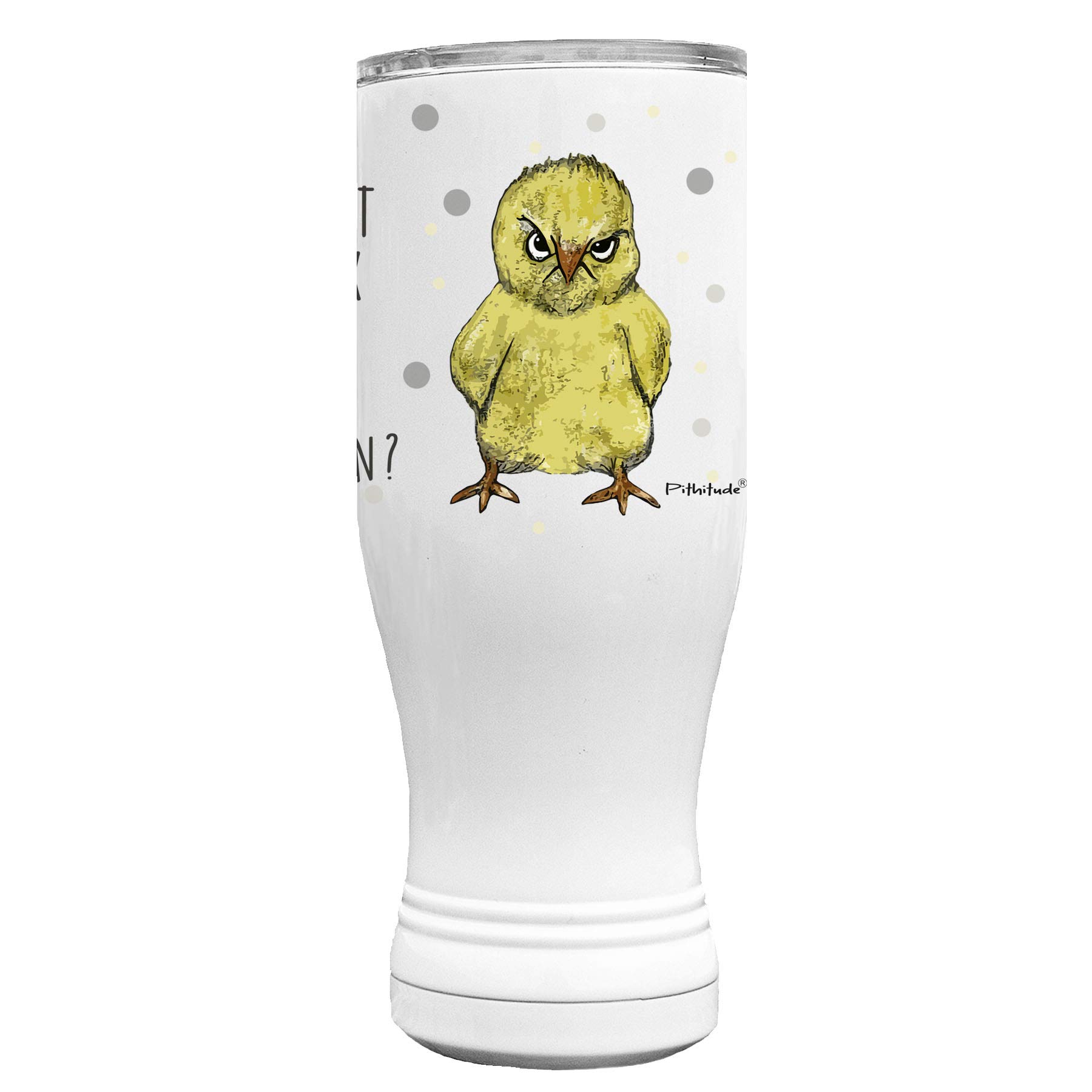 Idiot Box Chick 20oz Pilsner-Style Stainless Steel Travel Tumbler