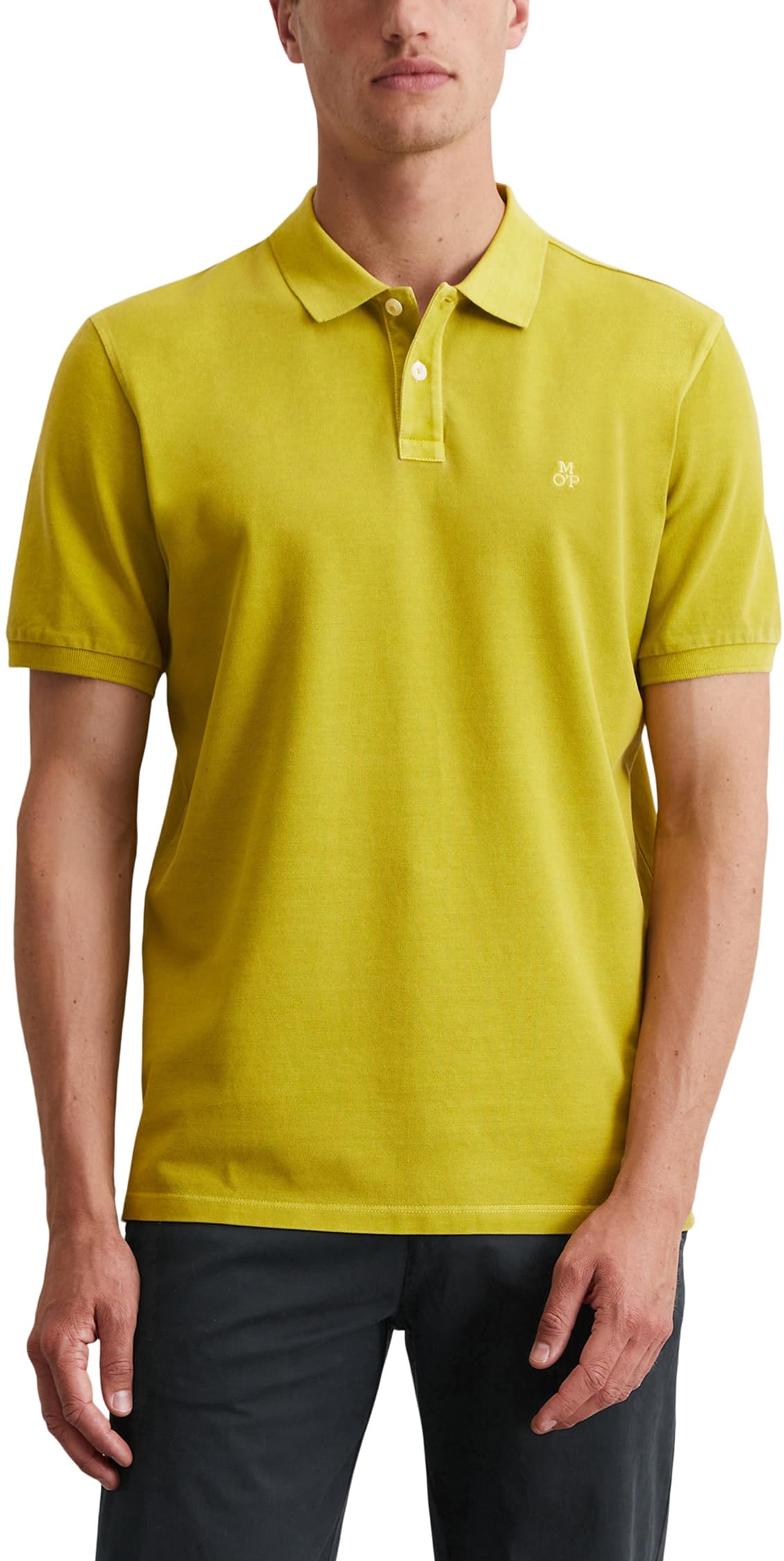 Marc O'Polo Herren Kurzarm-Poloshirt aus Bio-Baumwolle Regular Fit