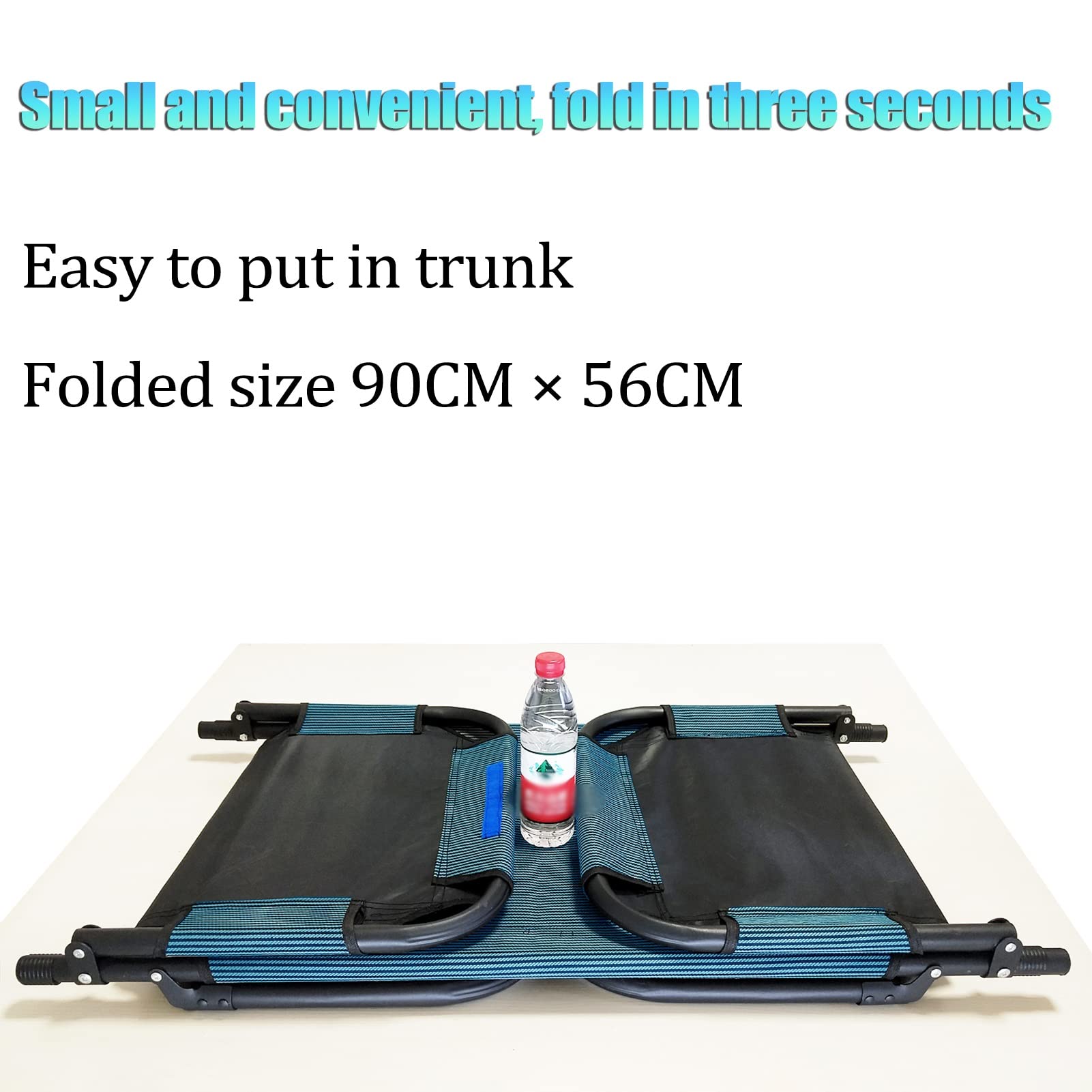 Letto Pieghevole, Heavy Duty Robusti Letti da Campo per Adulti, Lettino da Letto Sostiene 280kg Telaio d'Acciaio Pieghevole Portatile con Borsa di Trasporto