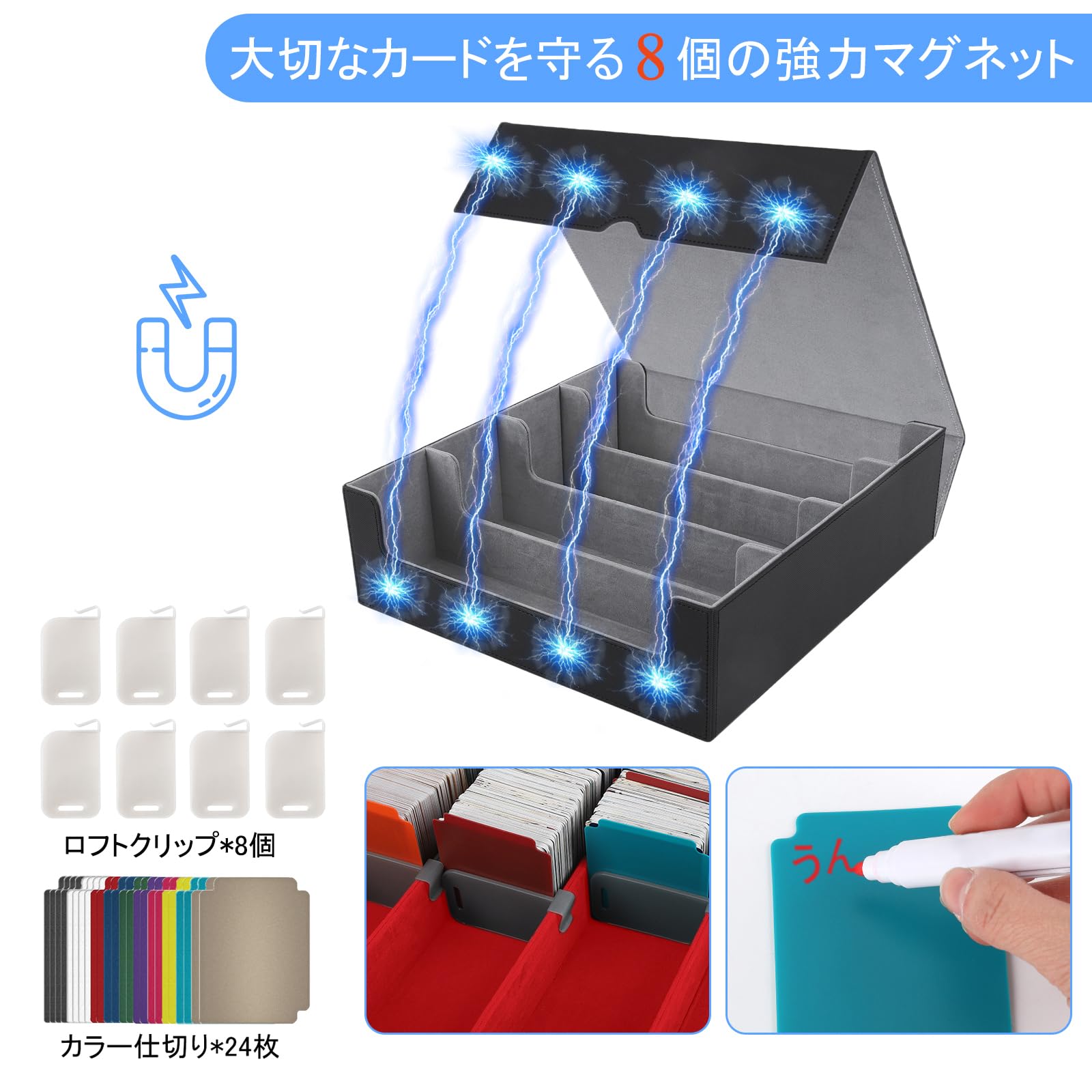 Amazon | ZWSJLC デッキケース カードストレージ 大容量 カード