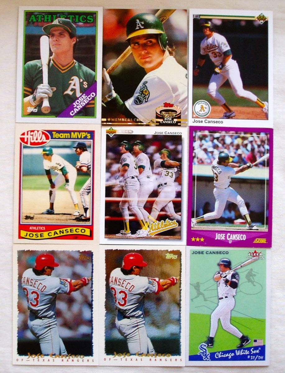 Amazon.co.jp: ホセ・カンセコ【JOSE CANSECO】9枚セット