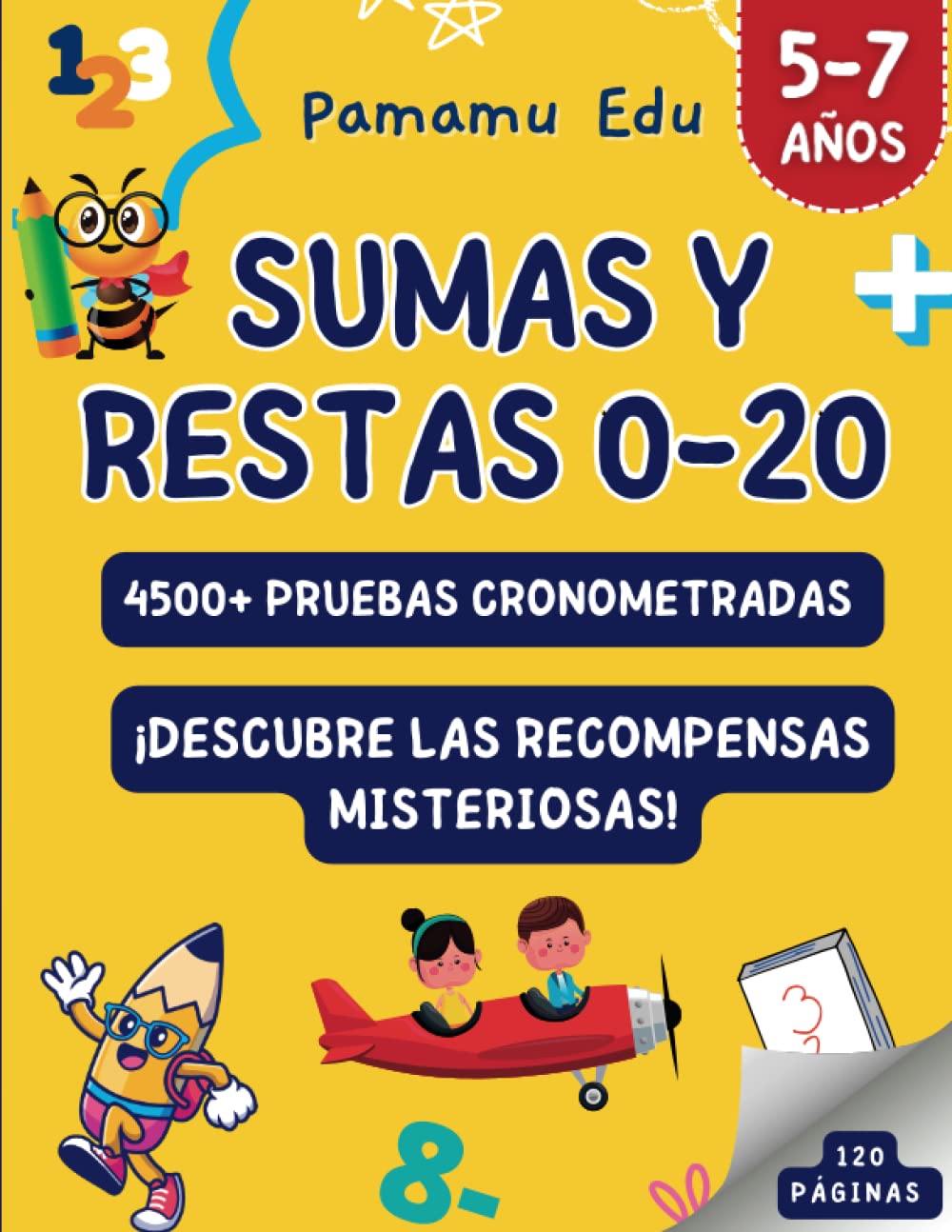 Buy Sumas y Restas: Cuaderno de ejercicios de matemáticas para niños de ...