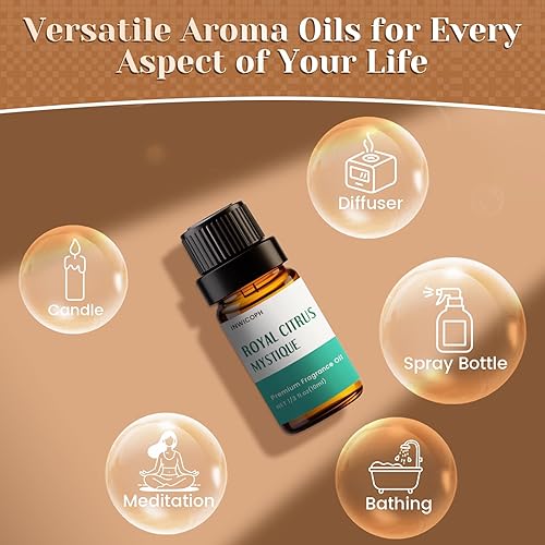 Miniatura 26 de Juego de aceites esenciales, aceites esenciales para aromaterapia, aceites esenciales de aromaterapia para hombre (0.2 x 0.3 fl oz), cuero, ron