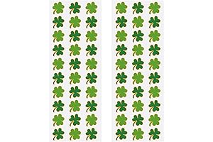 900PCS Four Leaf Stickers Green Party Favor Craft Decor Stickers