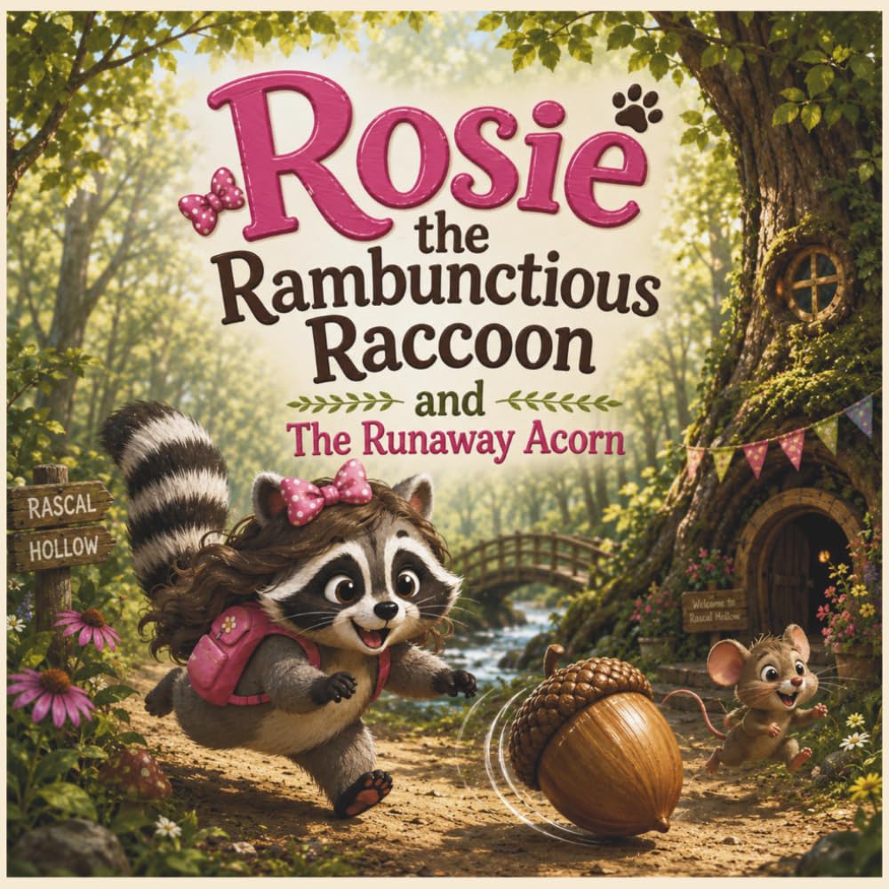 Rosie the Rambunctious Raccoon and the Runaway Acorn (The Woodland Adventures)