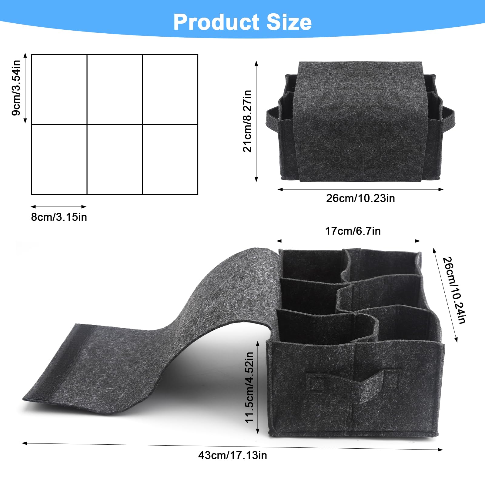 Soporte para platos para caravana, bolsa de fieltro para almacenamiento de tazas, soporte para tazas, caravana, organizador de caravanas, camping, camping, almacenamiento de tazas
