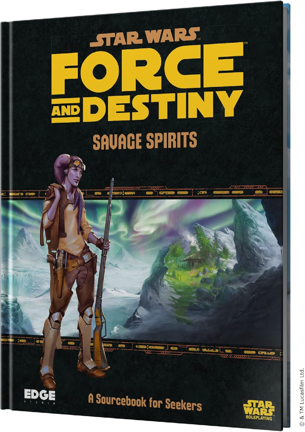 EDGE Studio Star Wars Force and Destiny Game Savage Spirits Expansion,Roleplaying Game, Strategy Game for Adults and Kids, Ages 10+,2-8 Players, Average Playtime 1 Hour,Made
