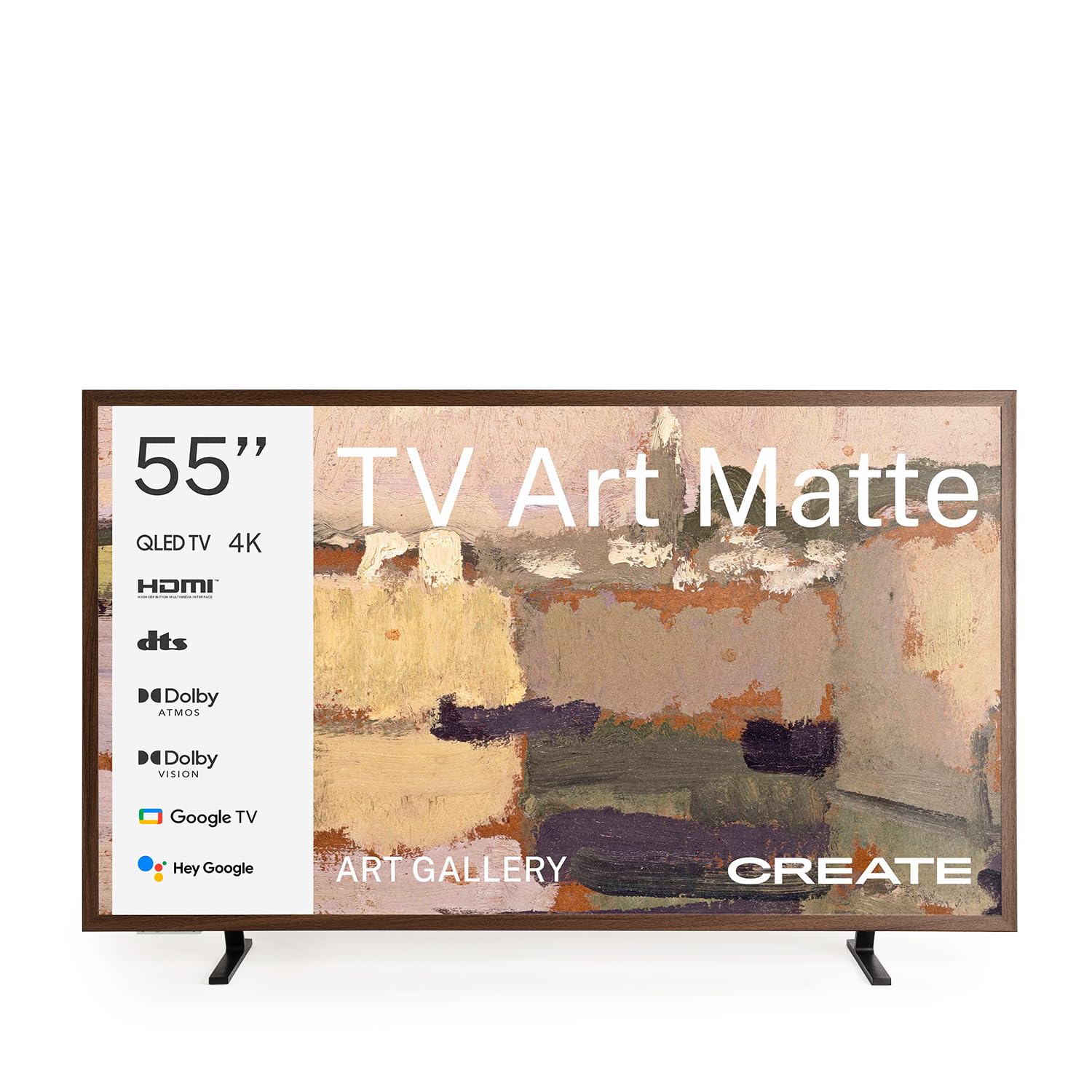 schermo qled 4k 55 pollici matto antiriflesso artigianale