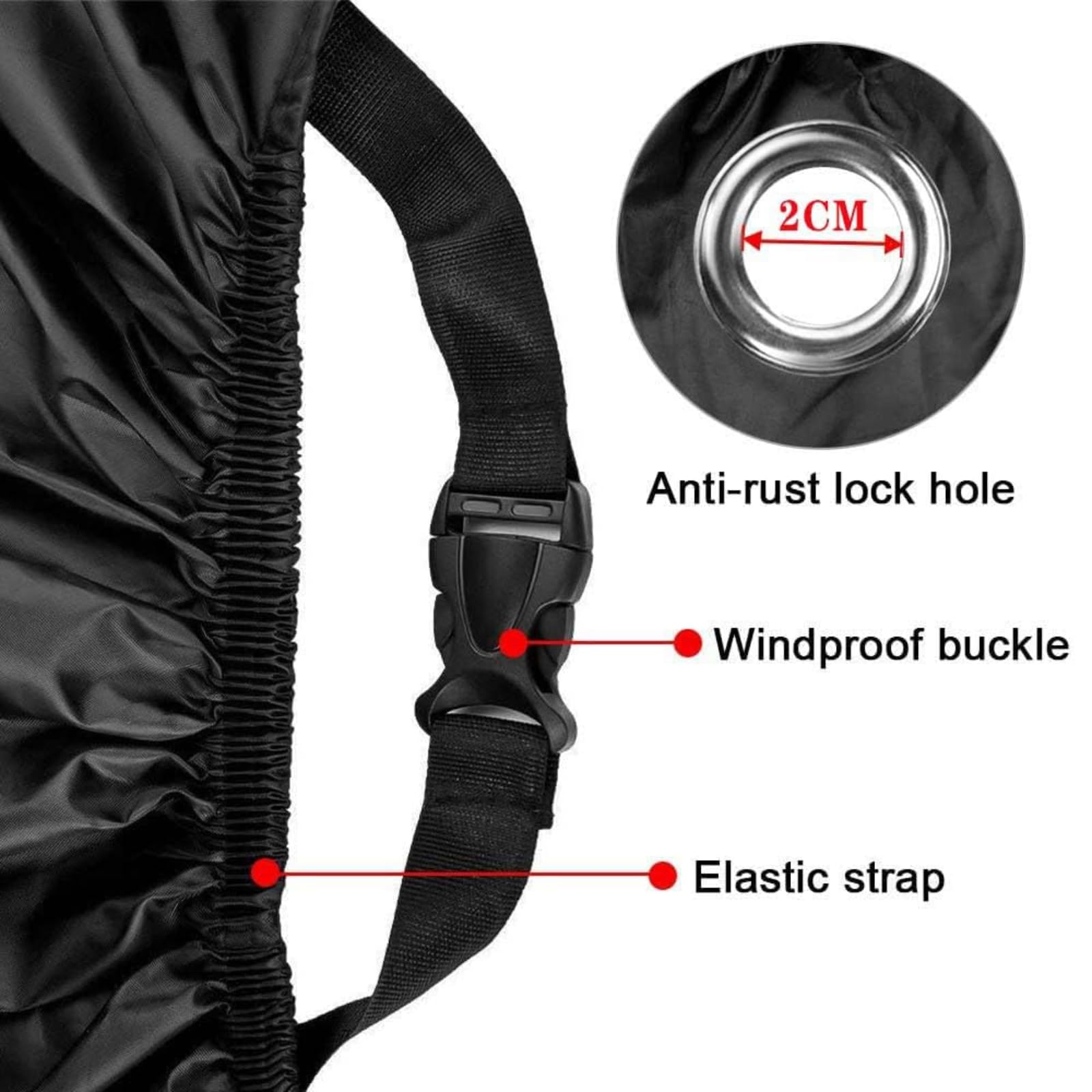 Telo Coprimoto Impermeabile per Harley-Davidson Heritage Springer | Impermeabile resistente strappi,Protezione intemperie polvere,Cinghie antivento stabilità,Tessuto oxford pesante