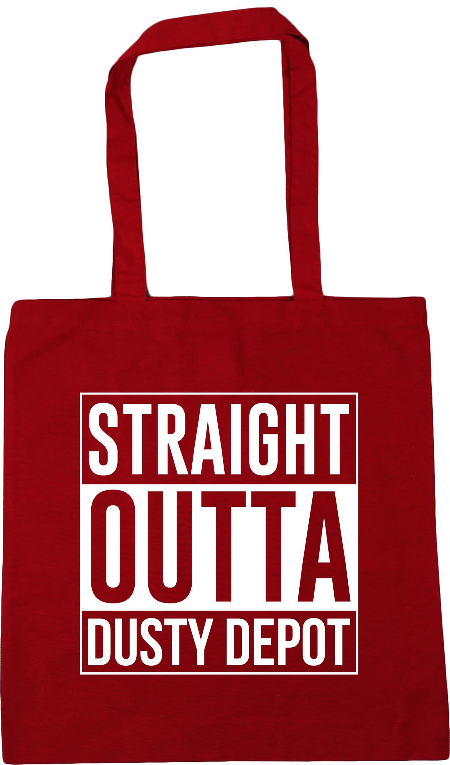 HippowarehouseStraight Outta Dusty Depot Tote Shopping Gym Beach Bag 42cm x38cm, 10 litres
