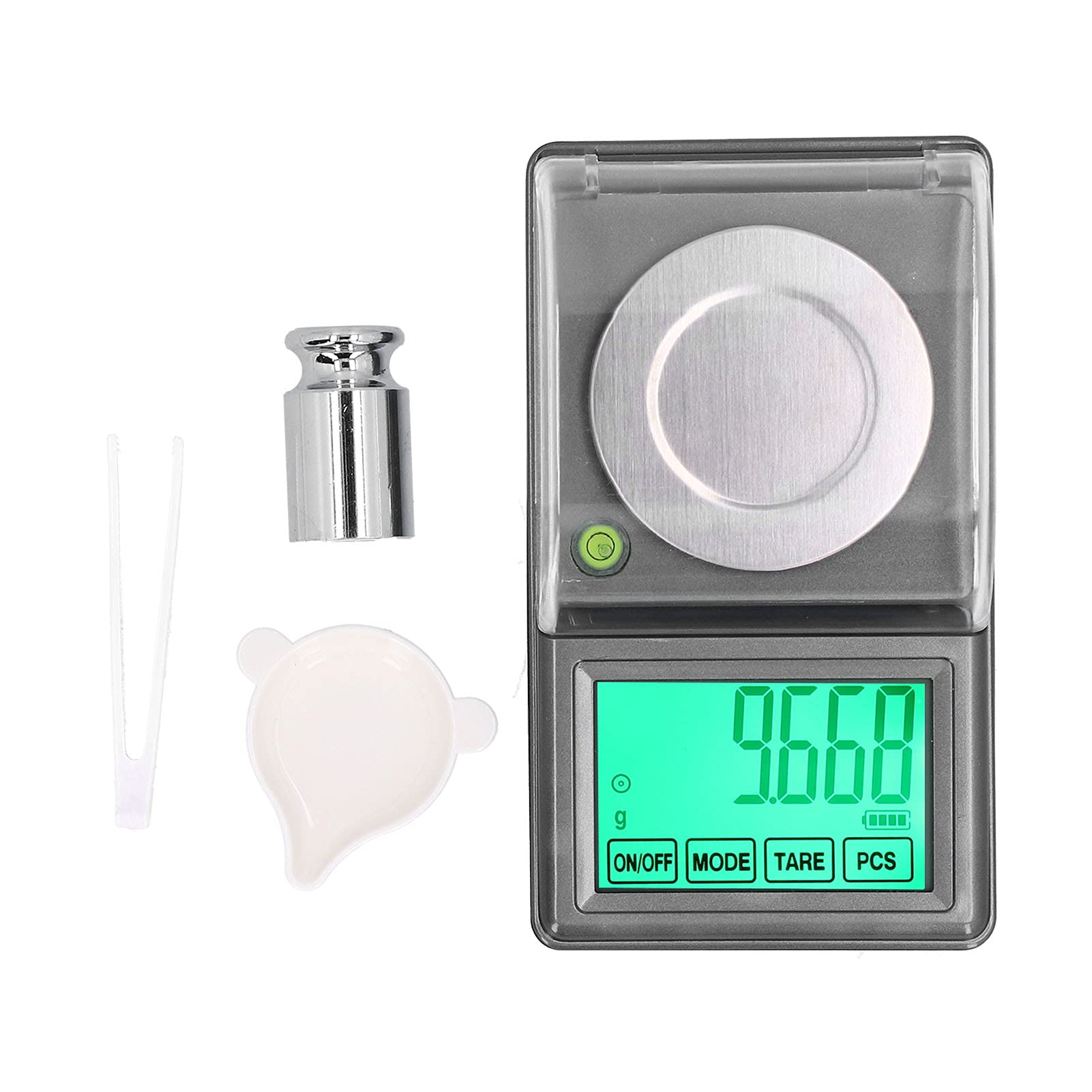 Tissting Báscula de Laboratorio Báscula de joyería de Alta precisión Báscula de Laboratorio Digital Balanza electrónica analítica Pesaje y recuento para la Industria de la Ciencia